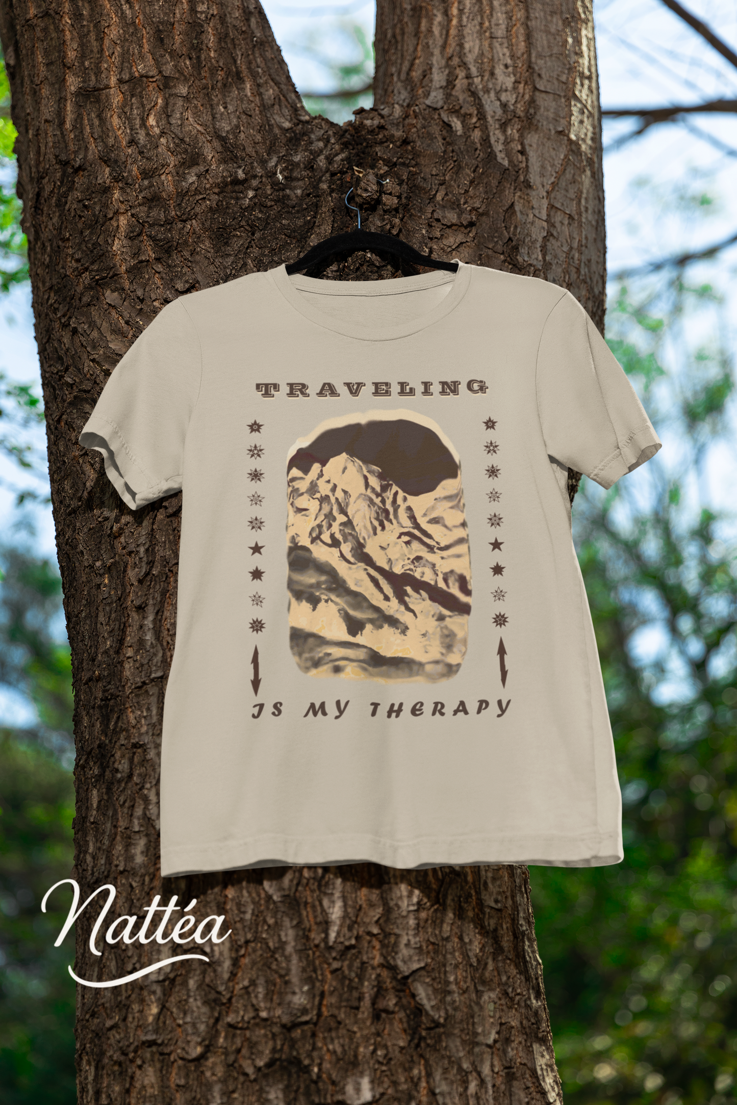 Traveling Is My Therapy T-Shirt for Adventure Lovers, Trip Shirt, Travel Gifts, Vacation Tee, Wanderlust Apparel