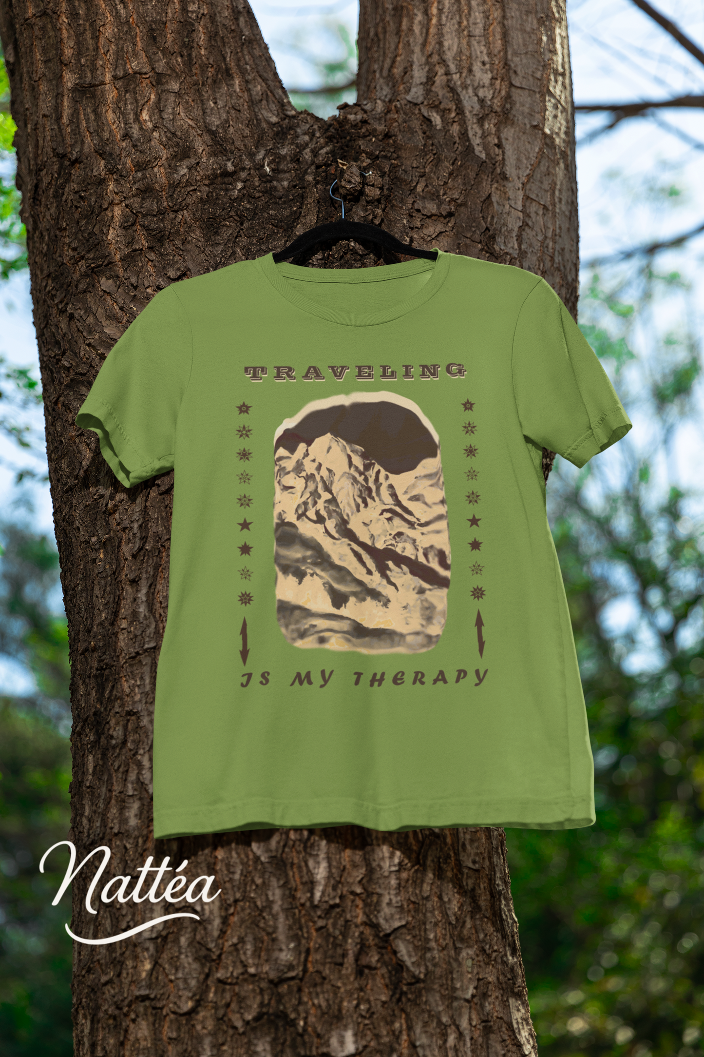 Traveling Is My Therapy T-Shirt for Adventure Lovers, Trip Shirt, Travel Gifts, Vacation Tee, Wanderlust Apparel