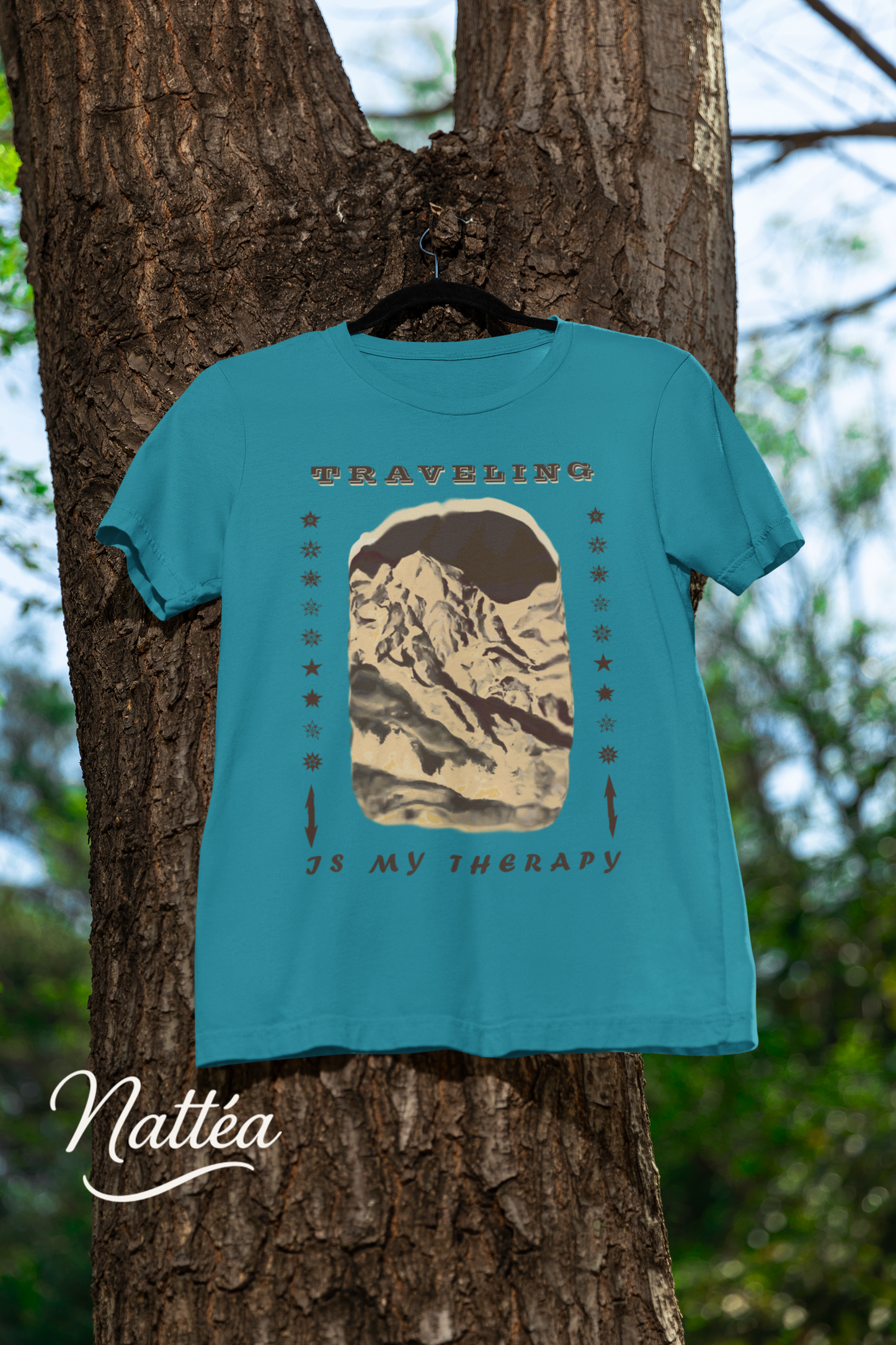Traveling Is My Therapy T-Shirt for Adventure Lovers, Trip Shirt, Travel Gifts, Vacation Tee, Wanderlust Apparel