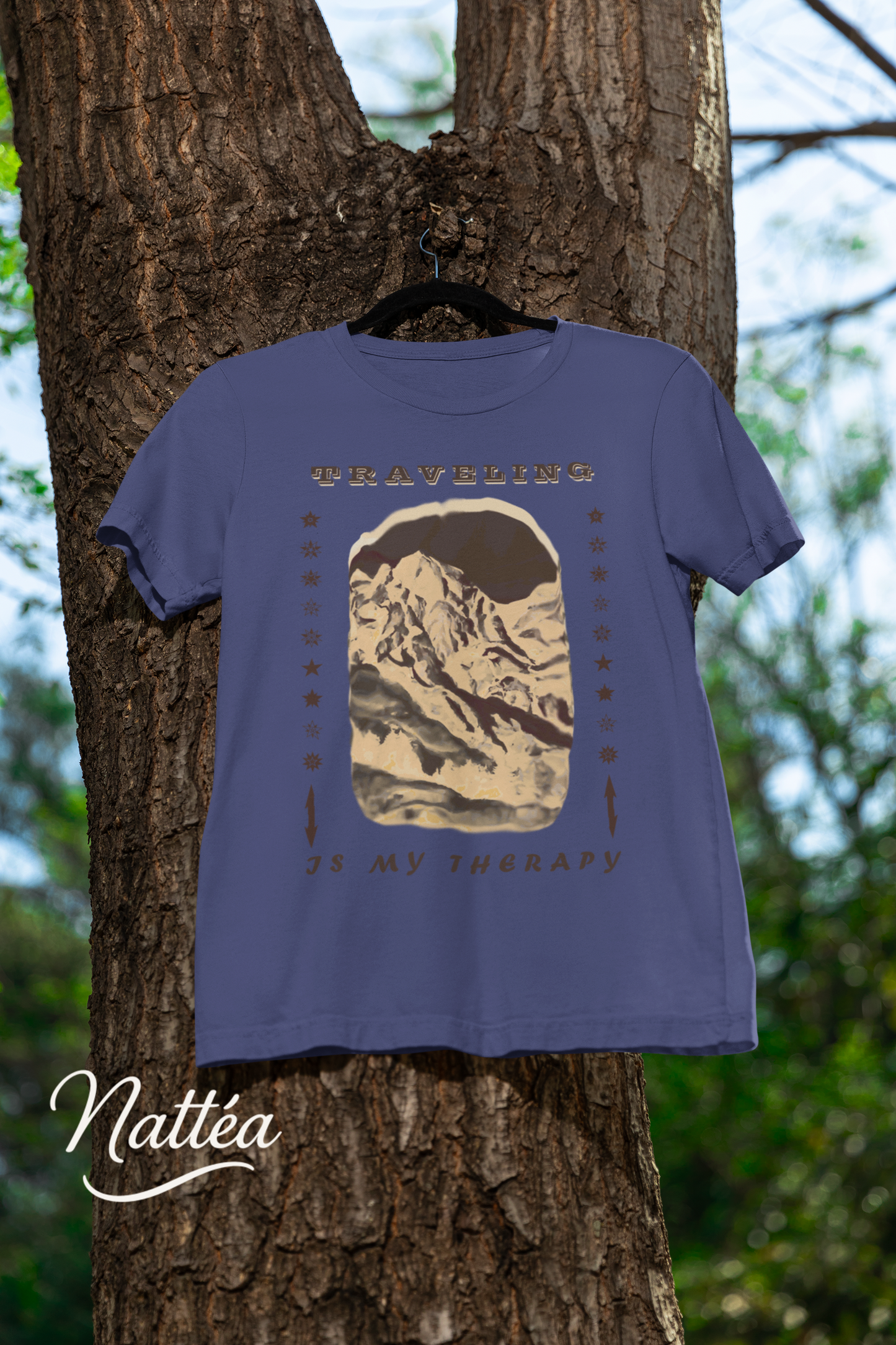 Traveling Is My Therapy T-Shirt for Adventure Lovers, Trip Shirt, Travel Gifts, Vacation Tee, Wanderlust Apparel