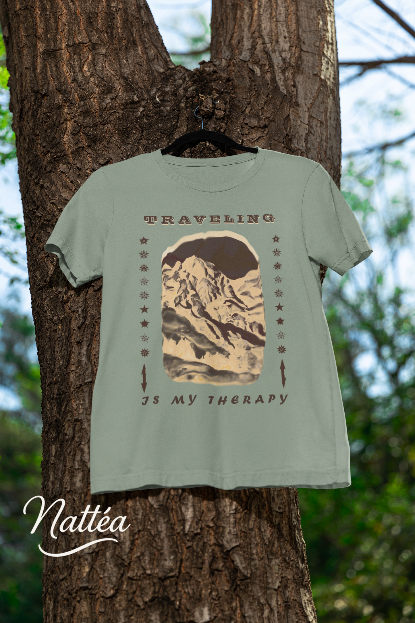 Traveling Is My Therapy T-Shirt for Adventure Lovers, Trip Shirt, Travel Gifts, Vacation Tee, Wanderlust Apparel