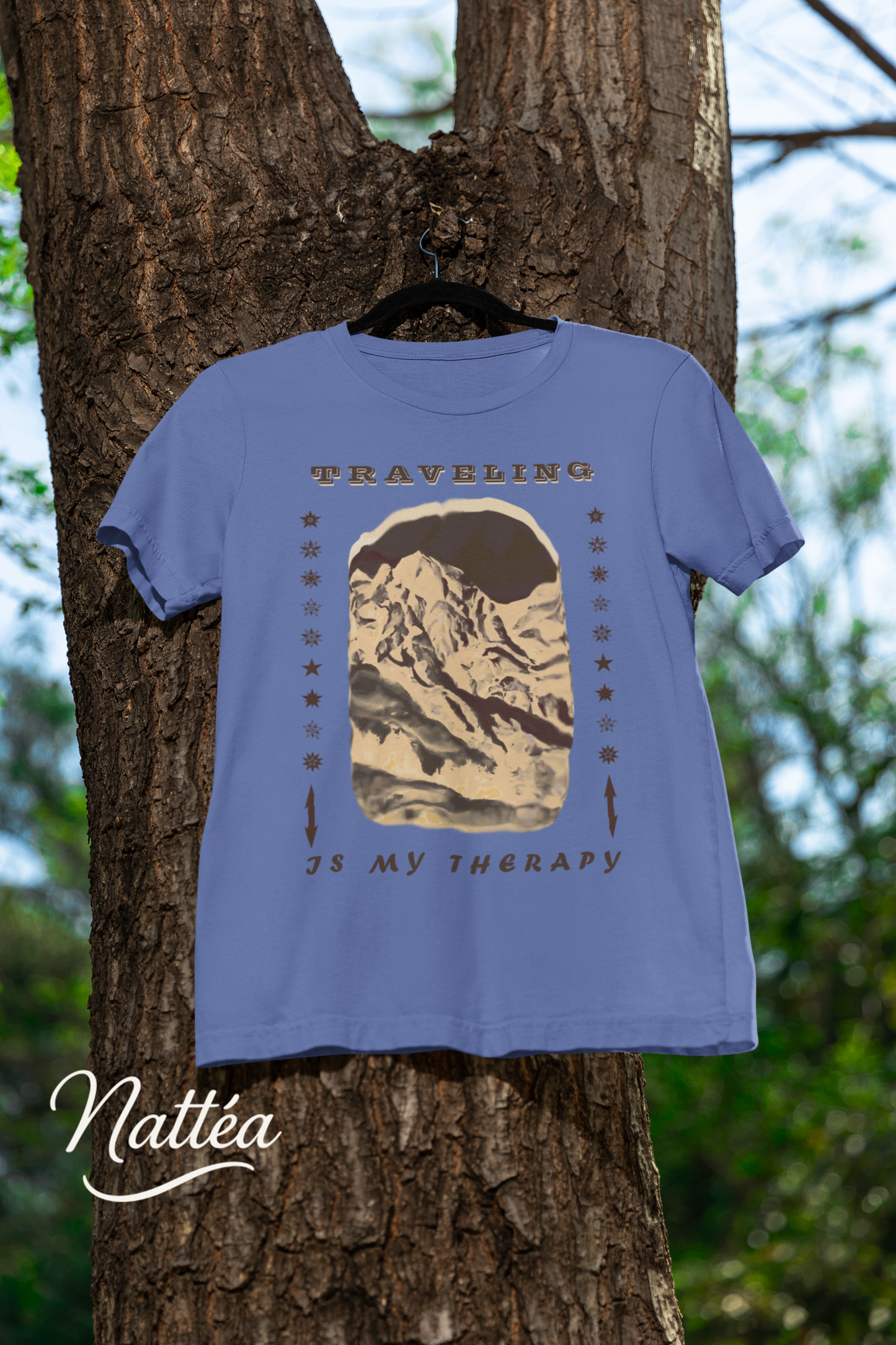 Traveling Is My Therapy T-Shirt for Adventure Lovers, Trip Shirt, Travel Gifts, Vacation Tee, Wanderlust Apparel