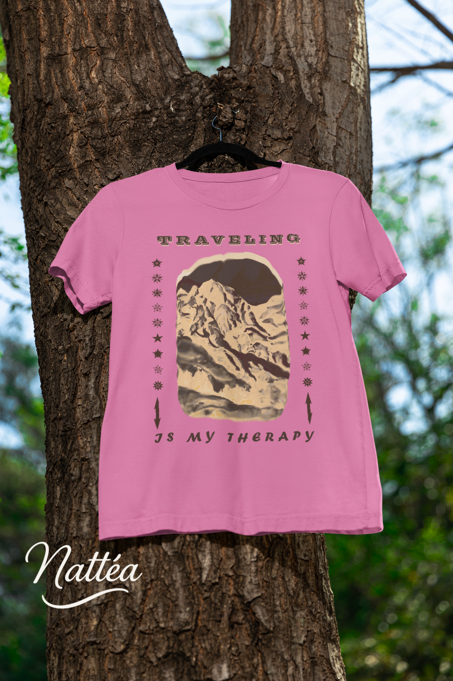 Traveling Is My Therapy T-Shirt for Adventure Lovers, Trip Shirt, Travel Gifts, Vacation Tee, Wanderlust Apparel