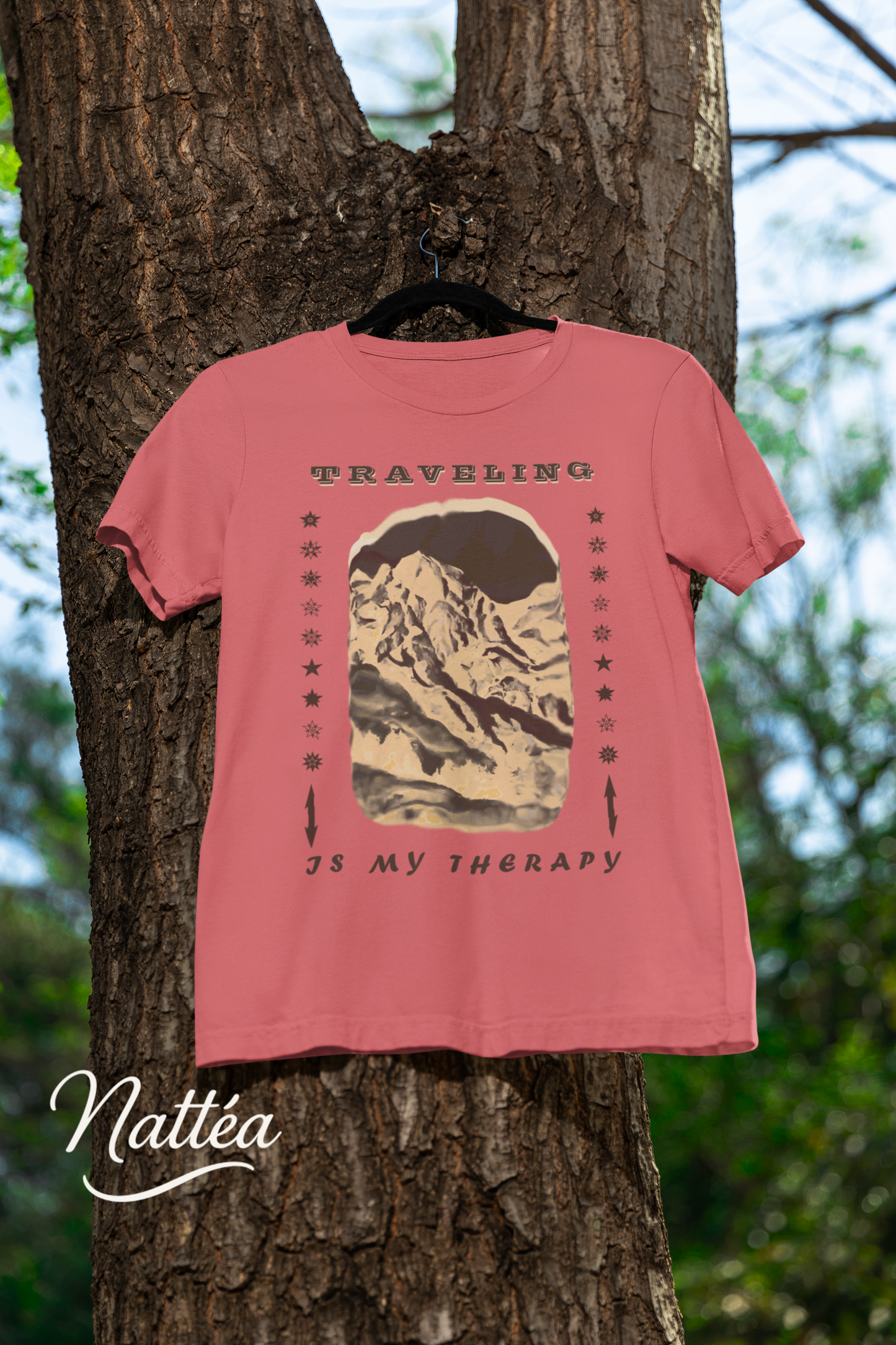 Traveling Is My Therapy T-Shirt for Adventure Lovers, Trip Shirt, Travel Gifts, Vacation Tee, Wanderlust Apparel