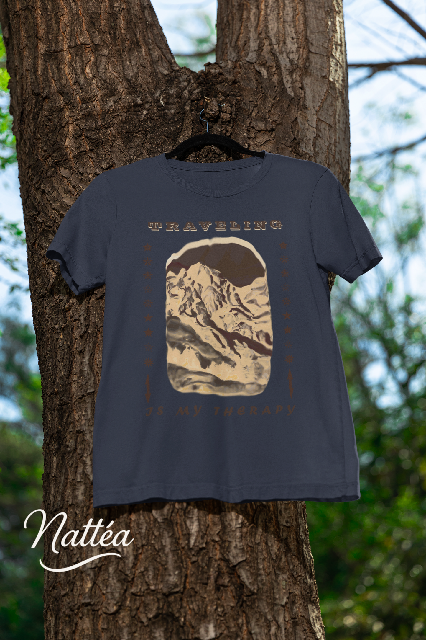 Traveling Is My Therapy T-Shirt for Adventure Lovers, Trip Shirt, Travel Gifts, Vacation Tee, Wanderlust Apparel