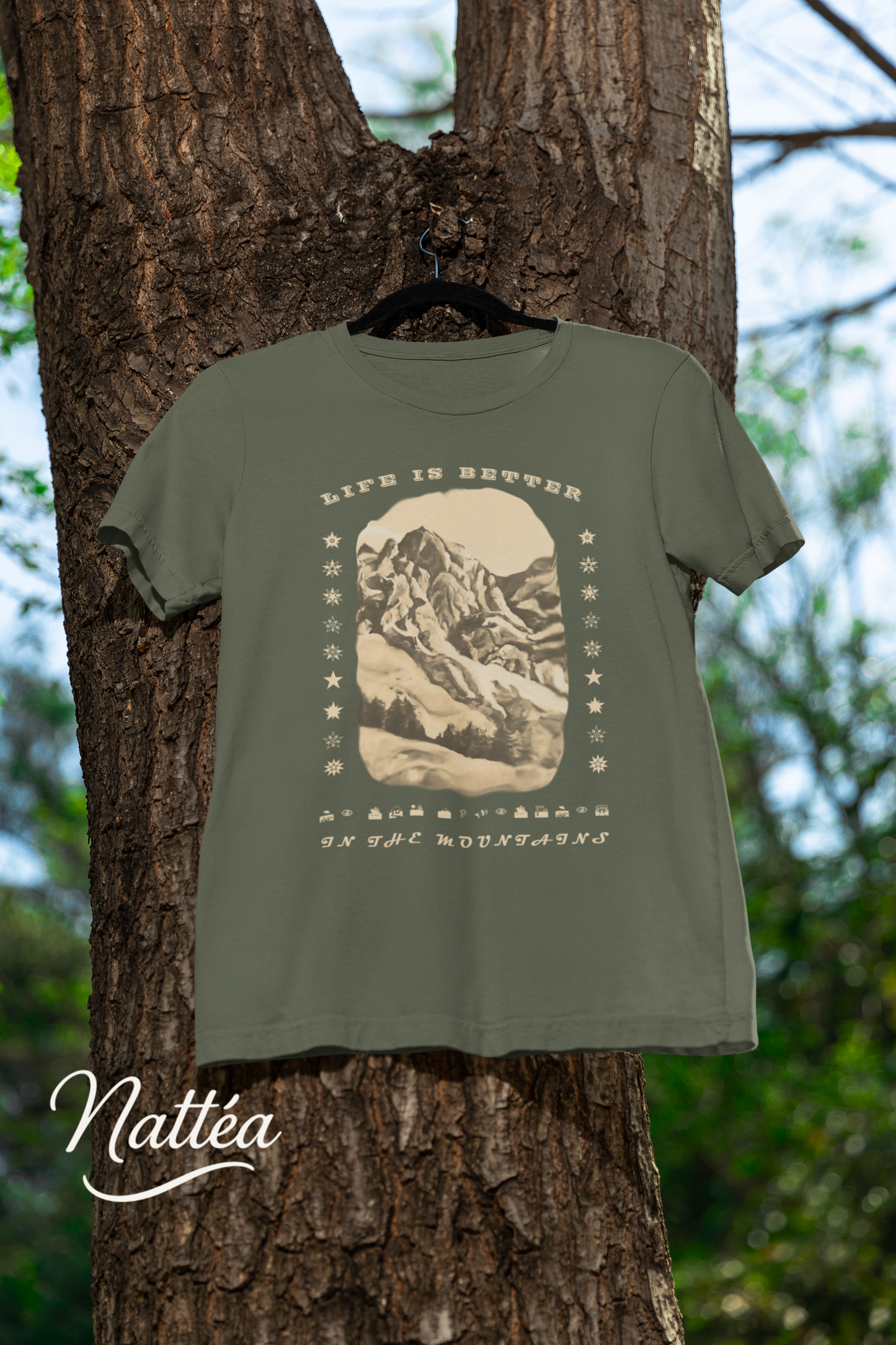 Life is better in the Mountains T-Shirt for Adventure Lovers, Trip Shirt, Travel Gifts, Vacation Tee, Wanderlust Apparel