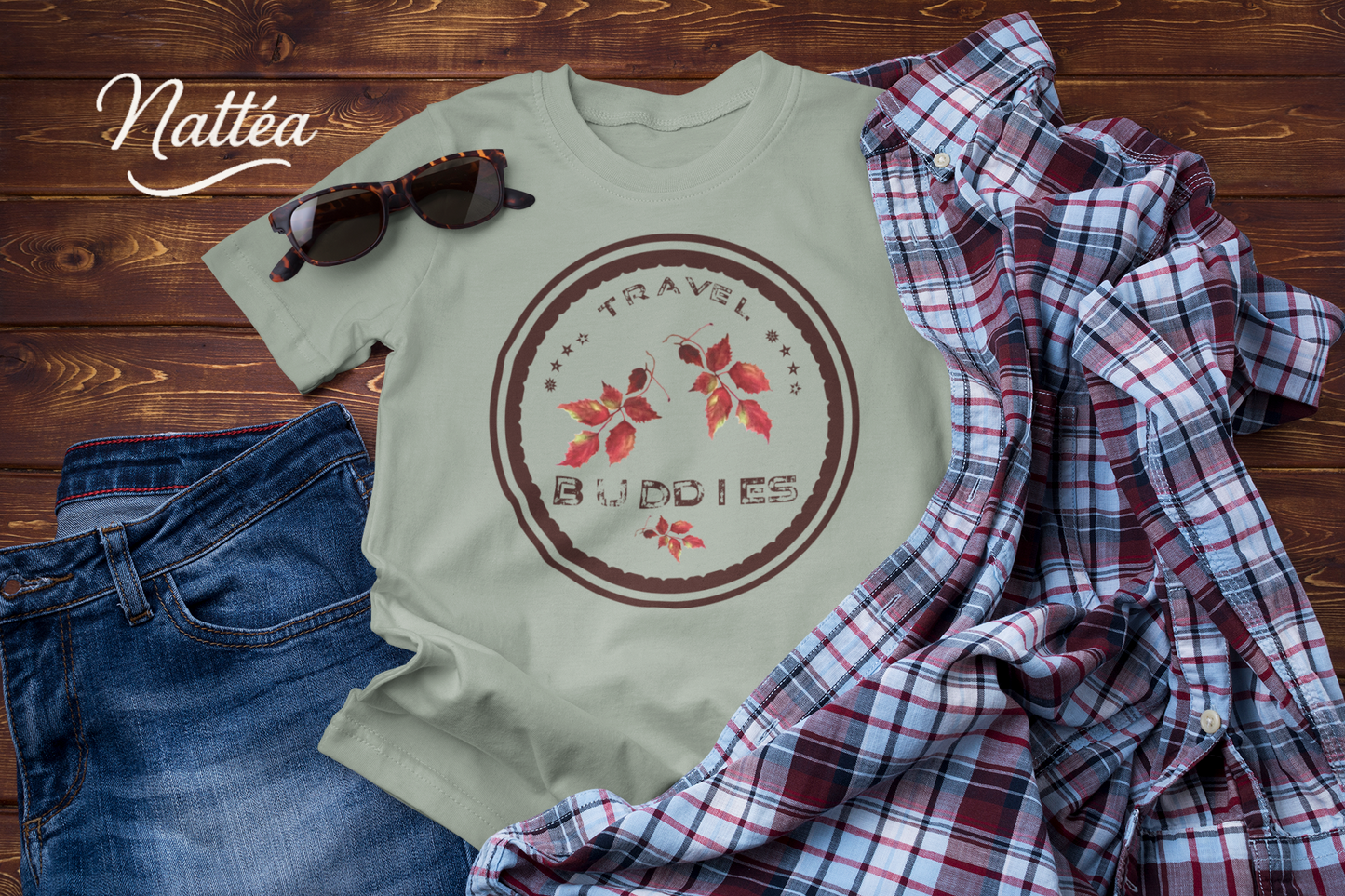 Travel Buddies Tee – Friends Together, Autumn Vibes Style