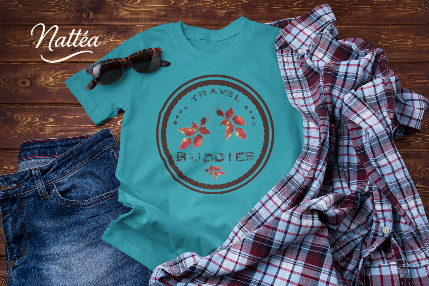 Travel Buddies Tee – Friends Together, Autumn Vibes Style