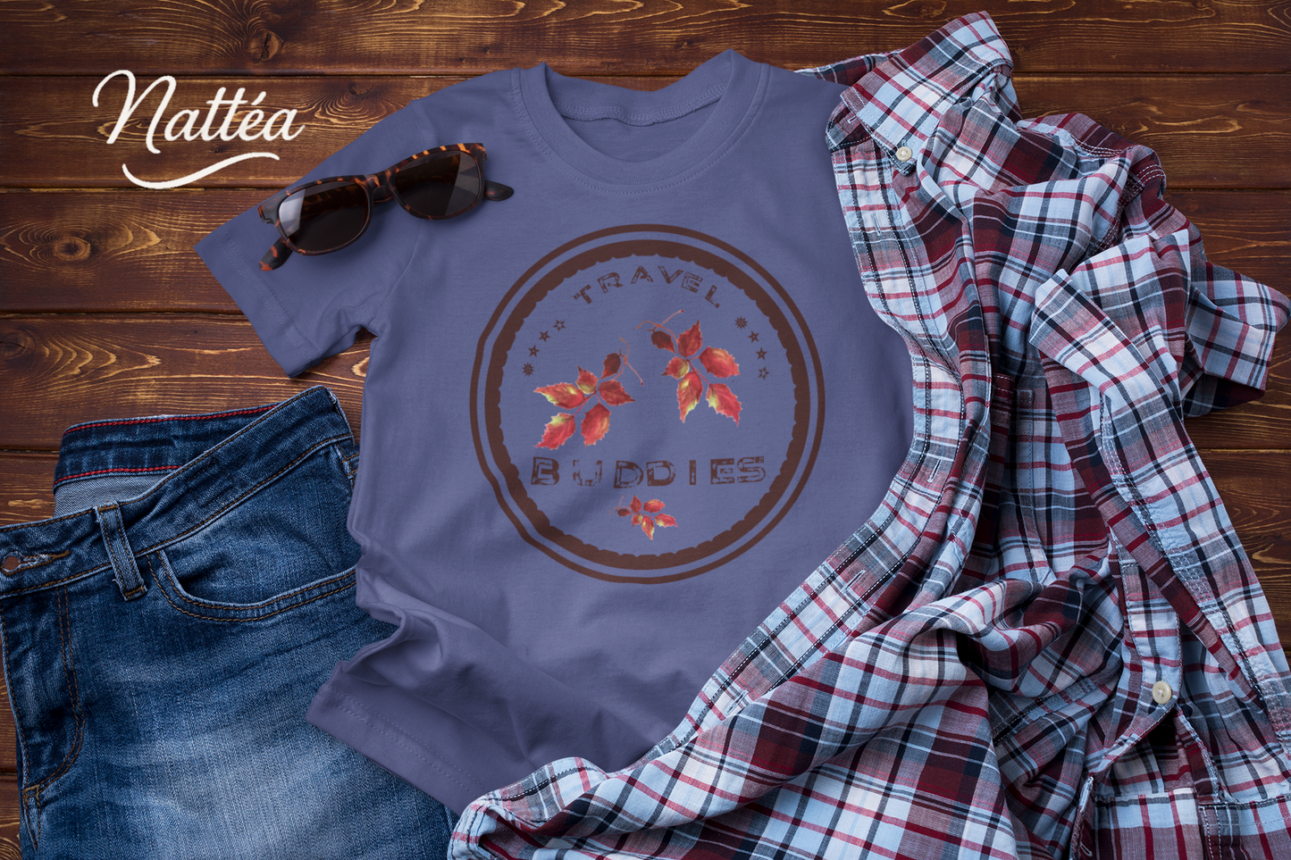 Travel Buddies Tee – Friends Together, Autumn Vibes Style
