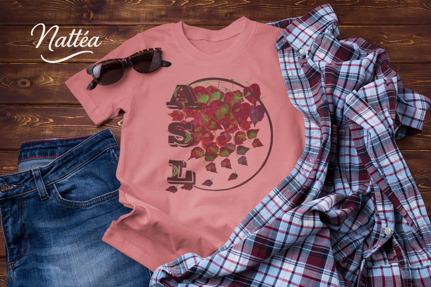 ASL T-Shirt Autumn Leaves