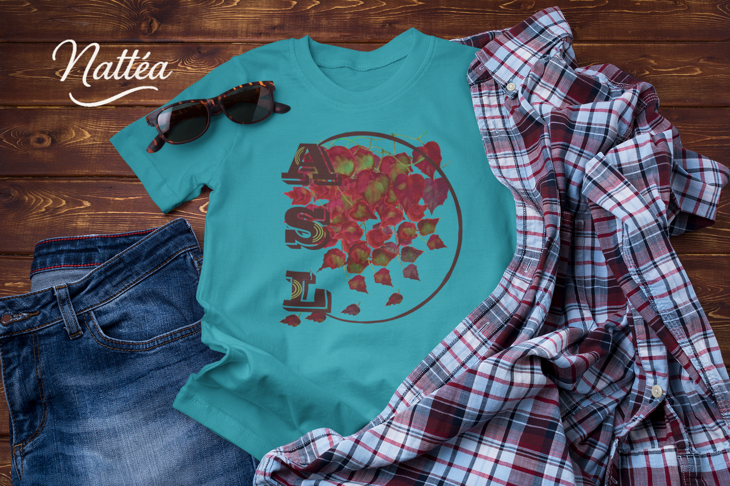 ASL T-Shirt Autumn Leaves