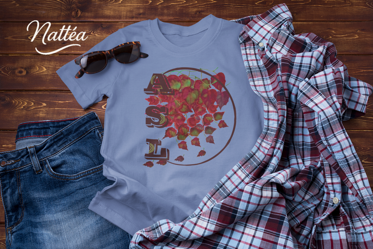 ASL T-Shirt Autumn Leaves