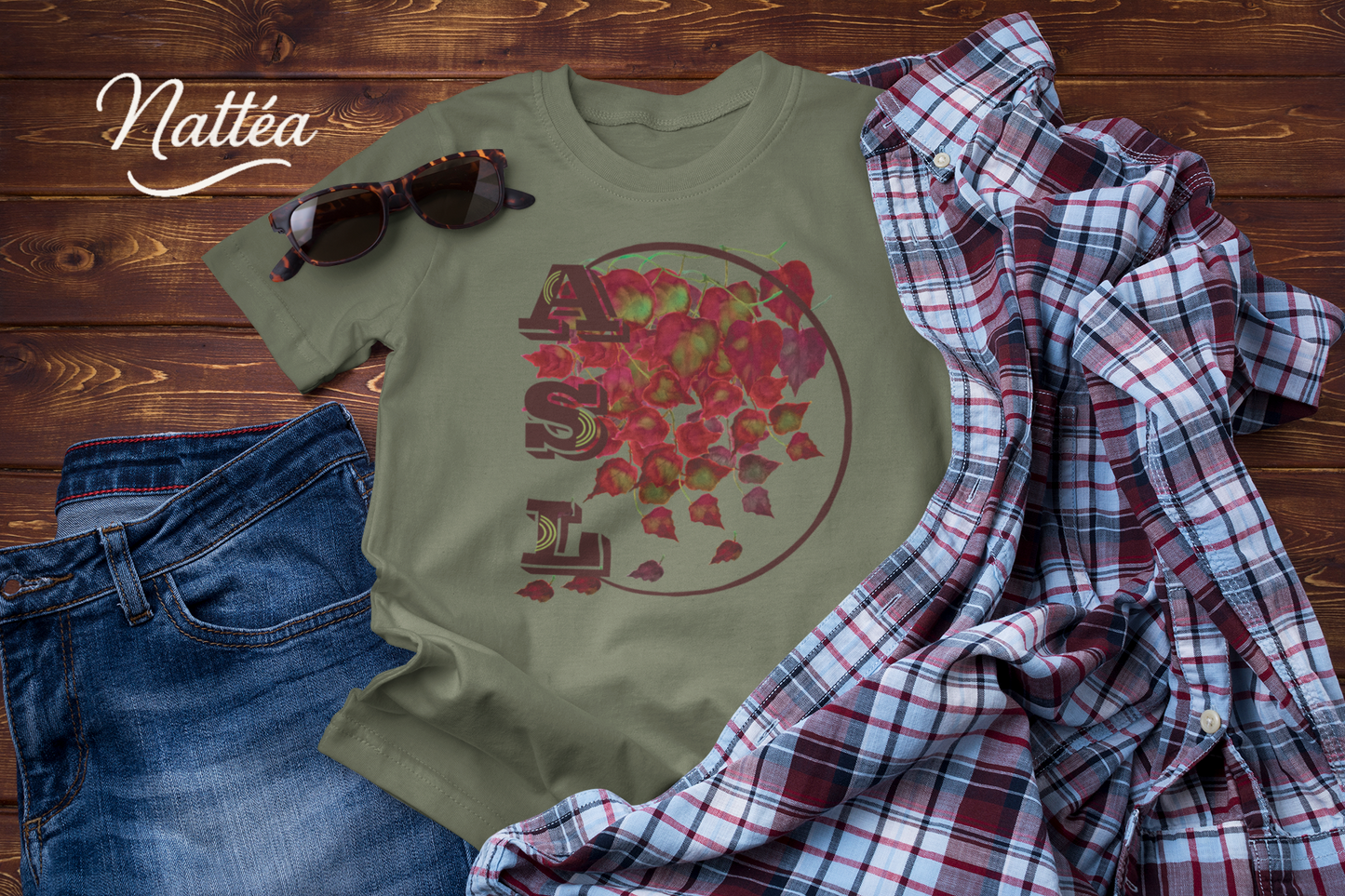 ASL T-Shirt Autumn Leaves