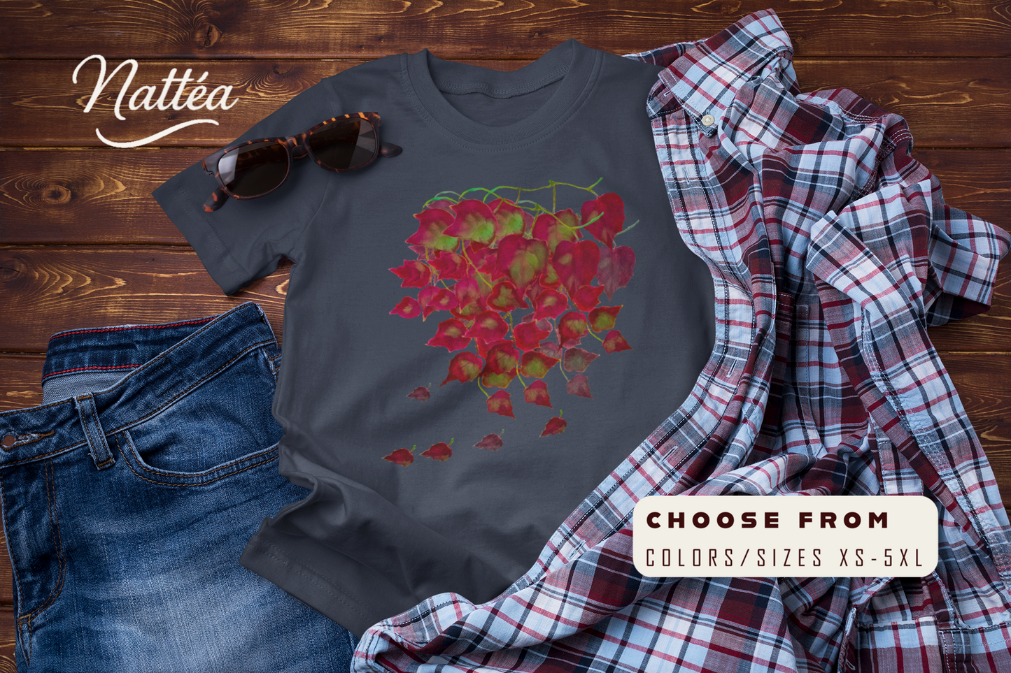 Autumn Leaves Tee, Fall Season t-shirt