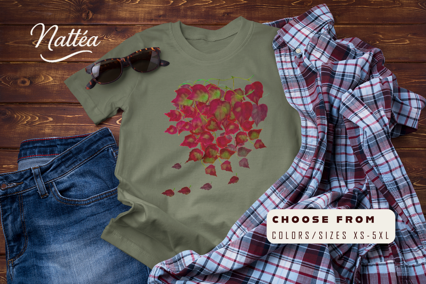 Autumn Leaves Tee, Fall Season t-shirt