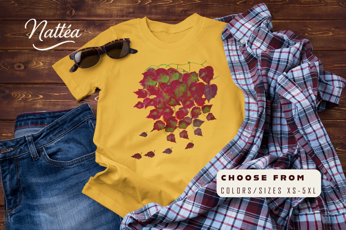 Autumn Leaves Tee, Fall Season t-shirt