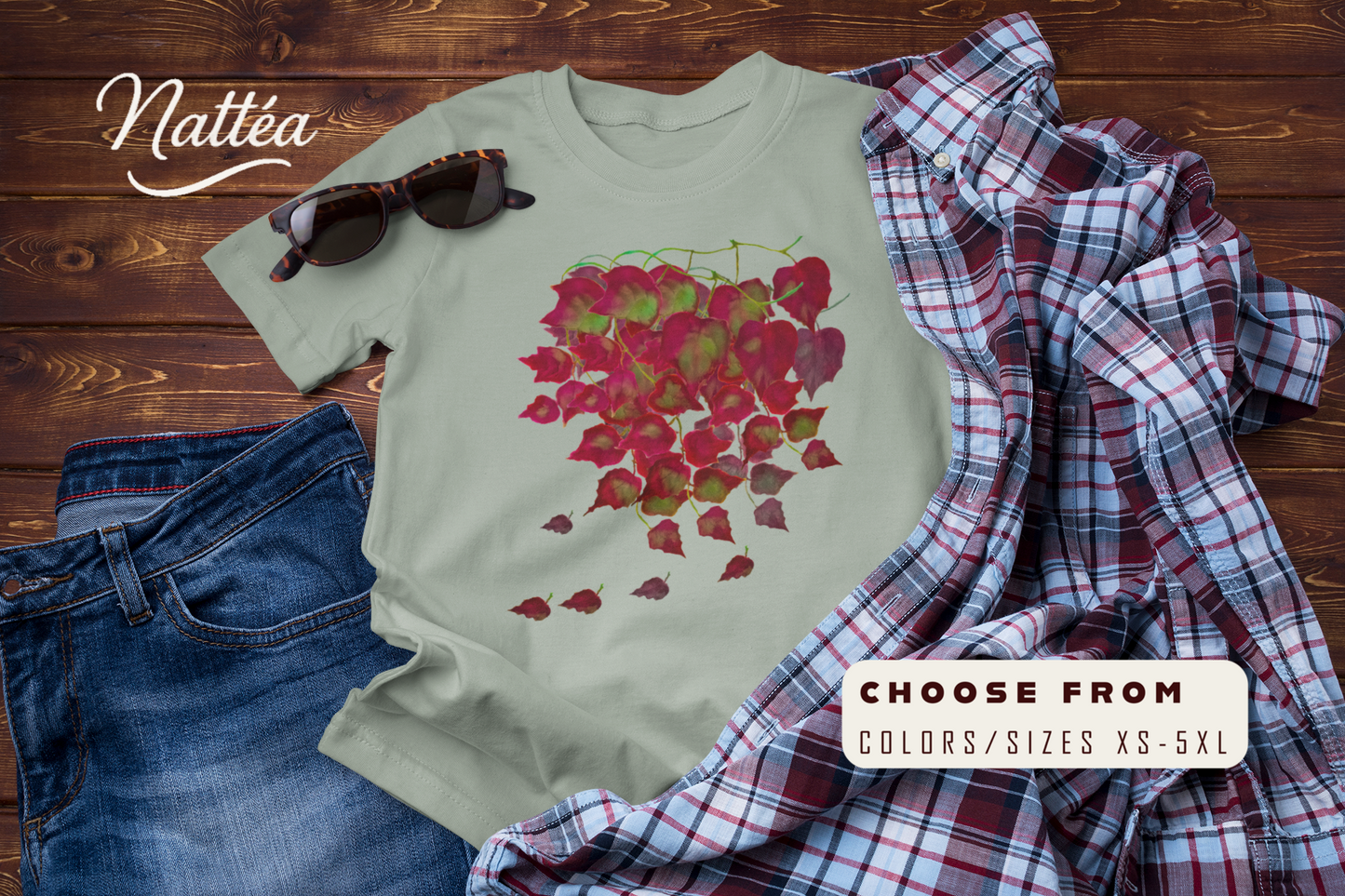 Autumn Leaves Tee, Fall Season t-shirt