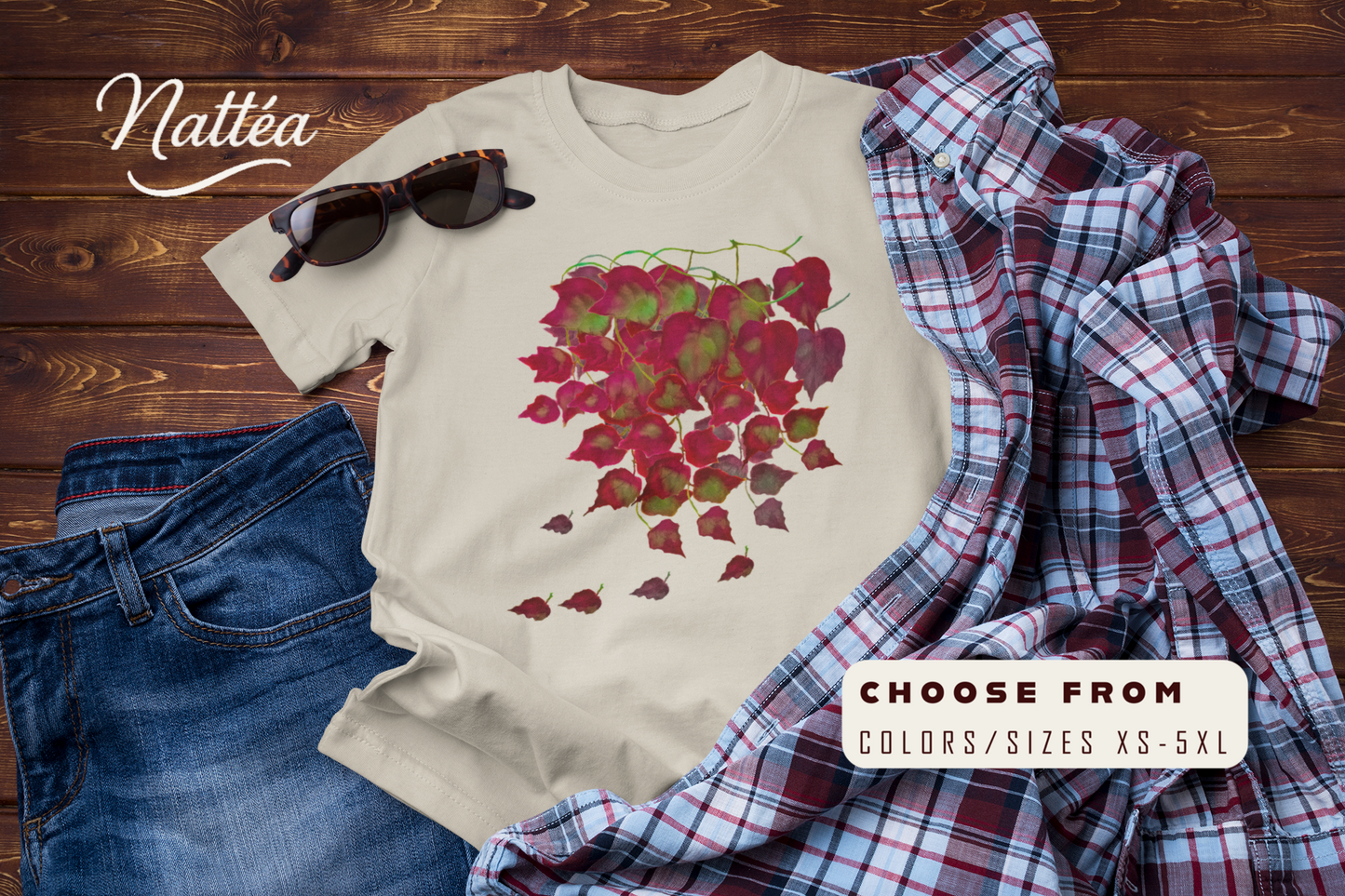 Autumn Leaves Tee, Fall Season t-shirt