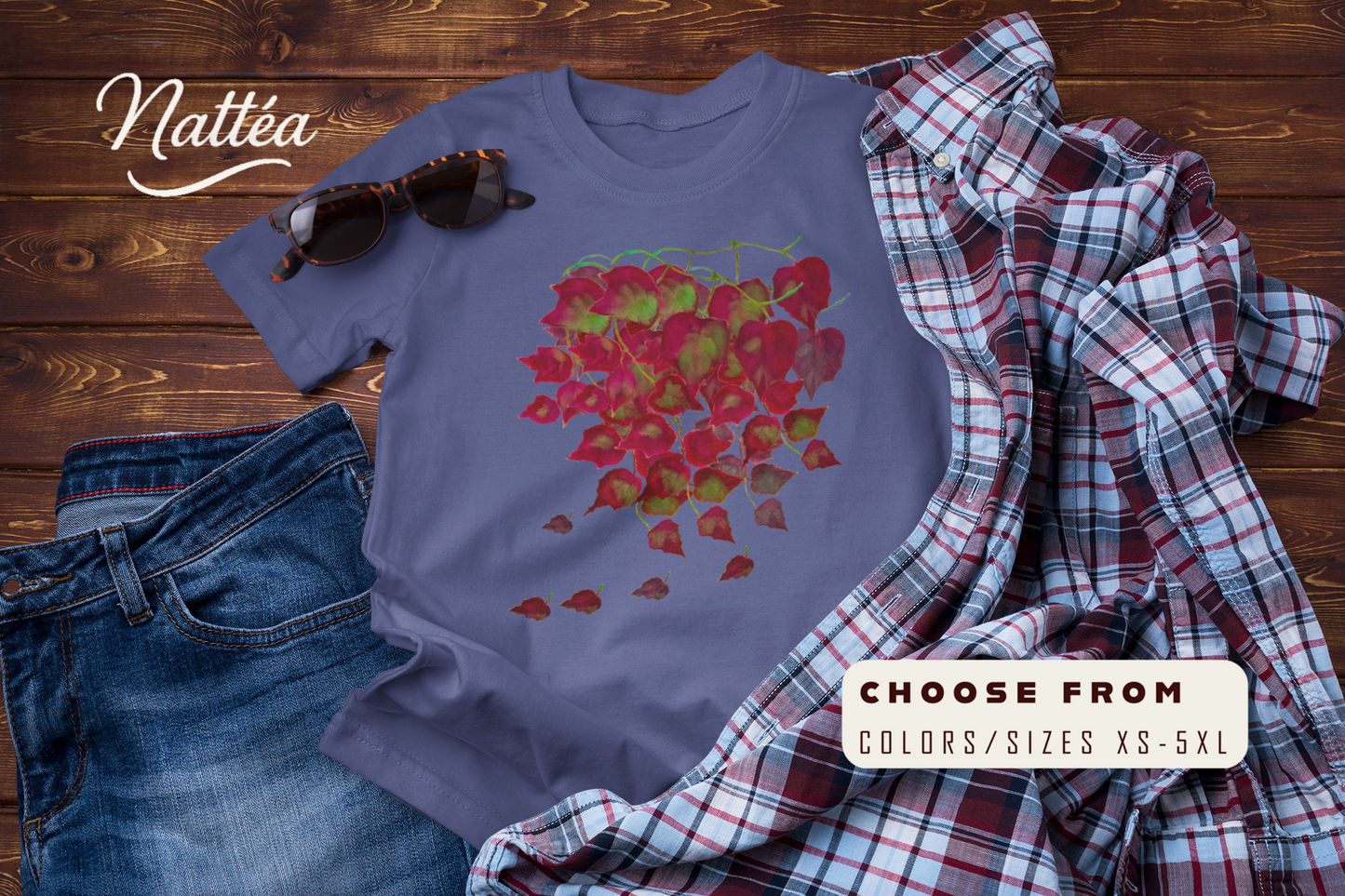 Autumn Leaves Tee, Fall Season t-shirt