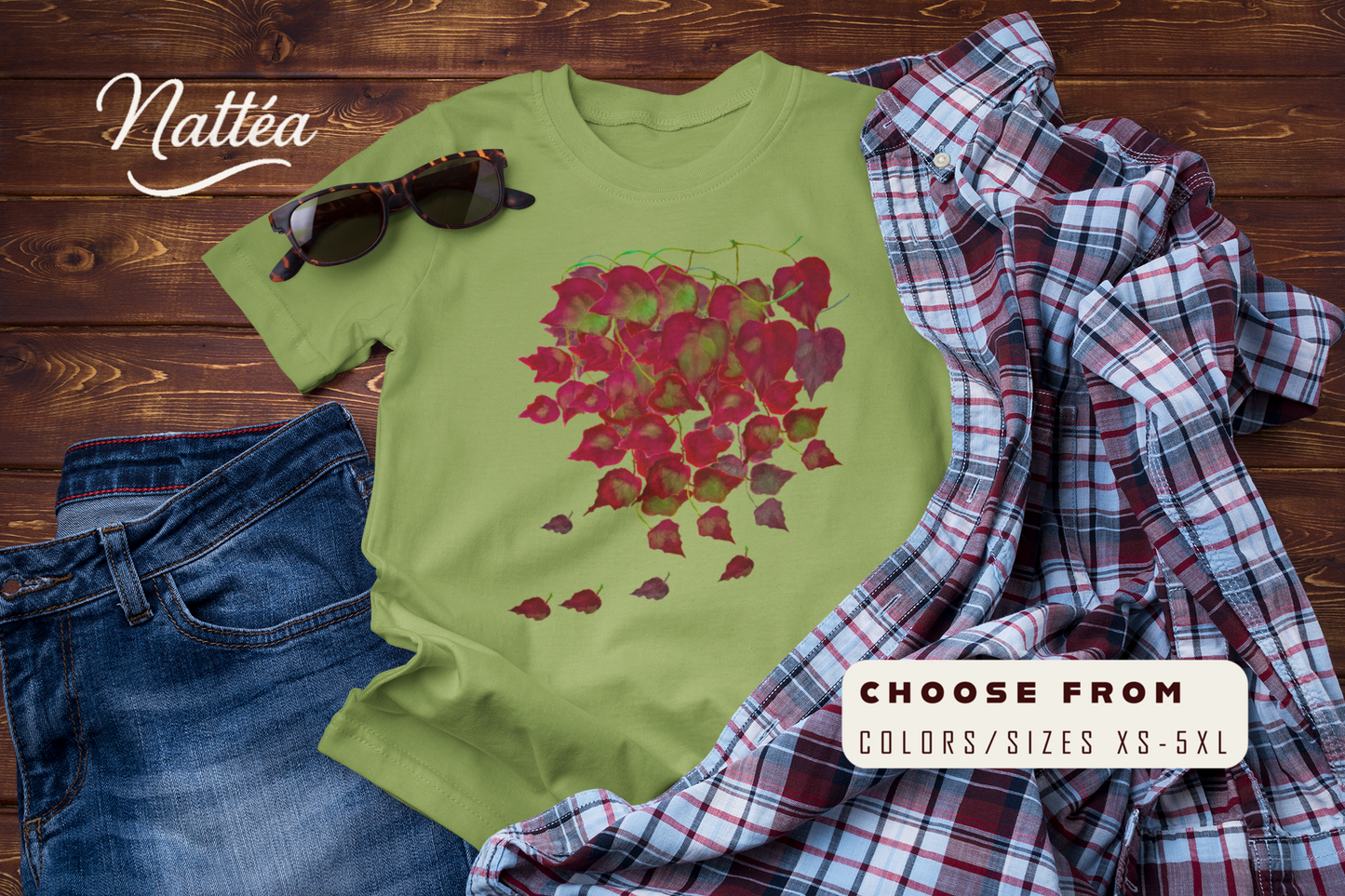 Autumn Leaves Tee, Fall Season t-shirt