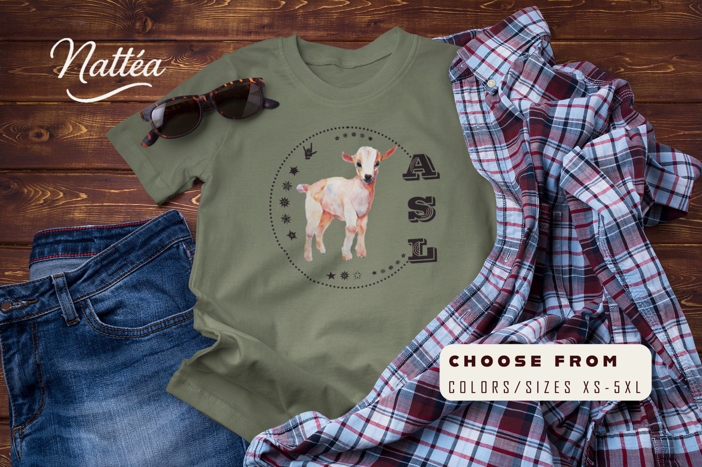 Lamb T-Shirt – ASL Love Sign Language