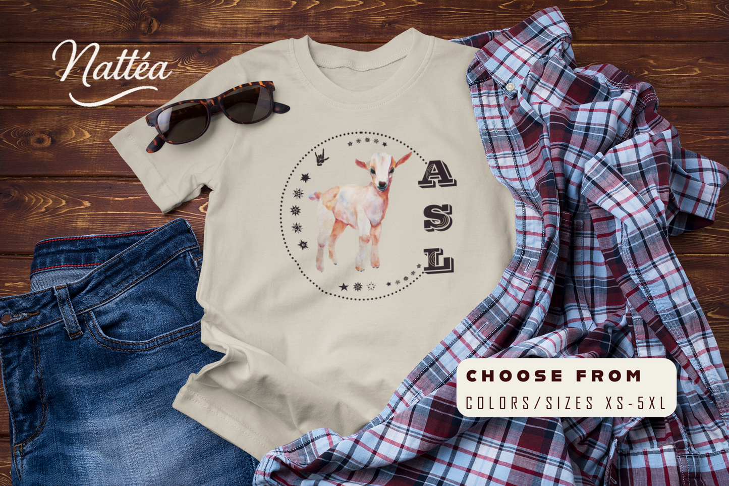 Lamb T-Shirt – ASL Love Sign Language