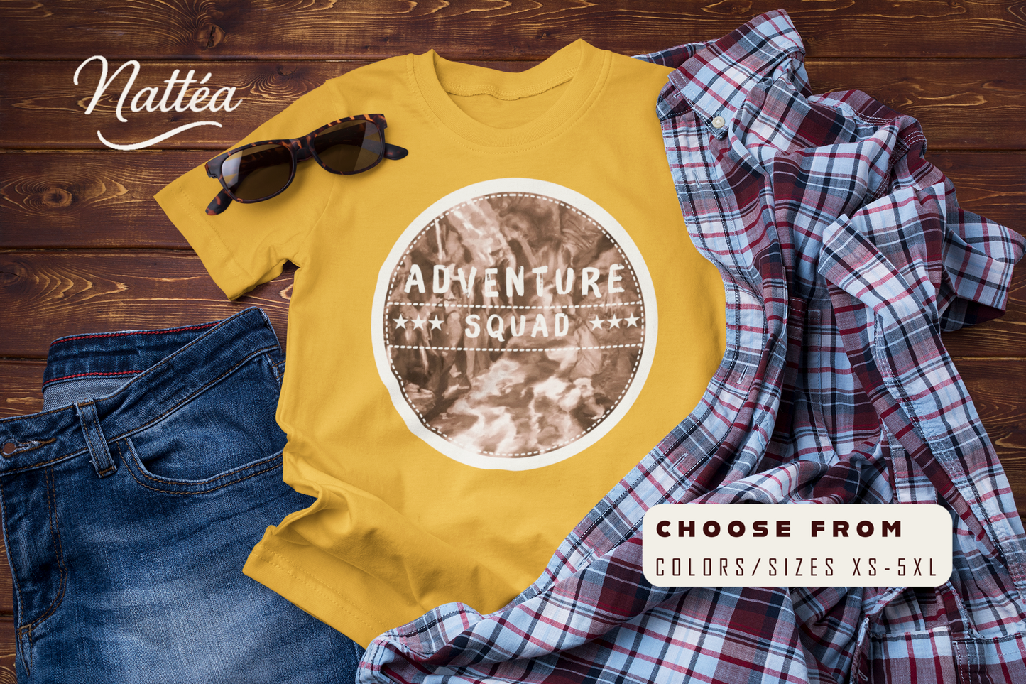 Adventure Squad T-Shirt – Outdoor Travel Friends Tee