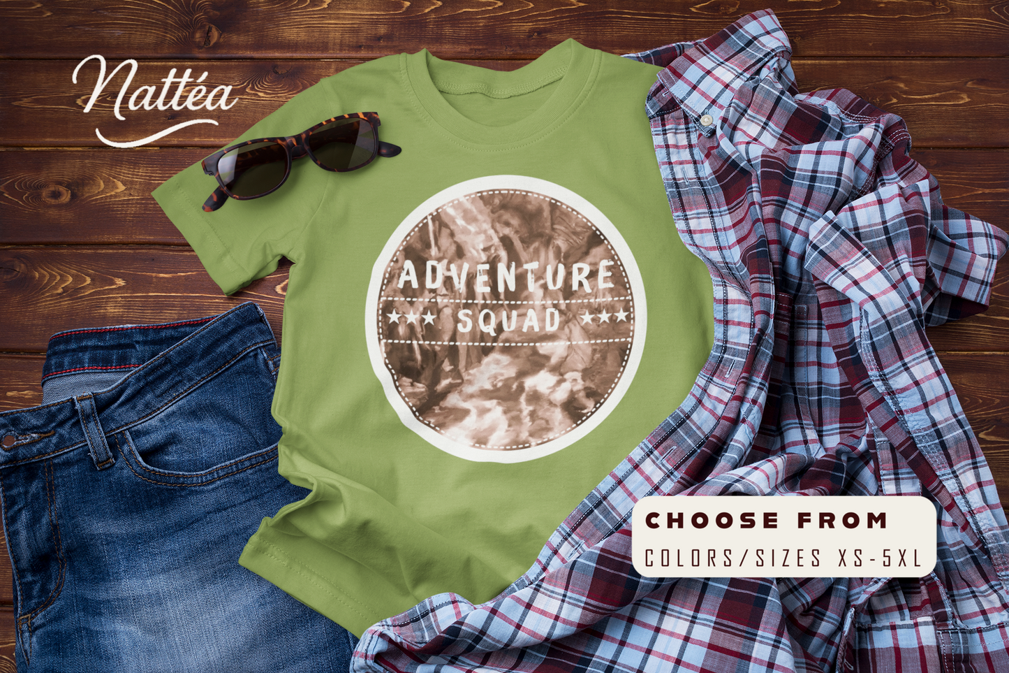 Adventure Squad T-Shirt – Outdoor Travel Friends Tee