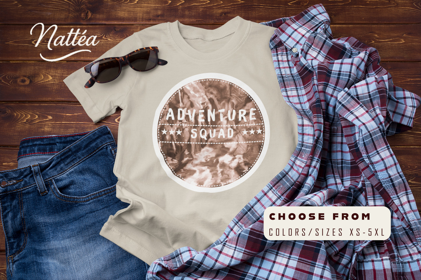 Adventure Squad T-Shirt – Outdoor Travel Friends Tee