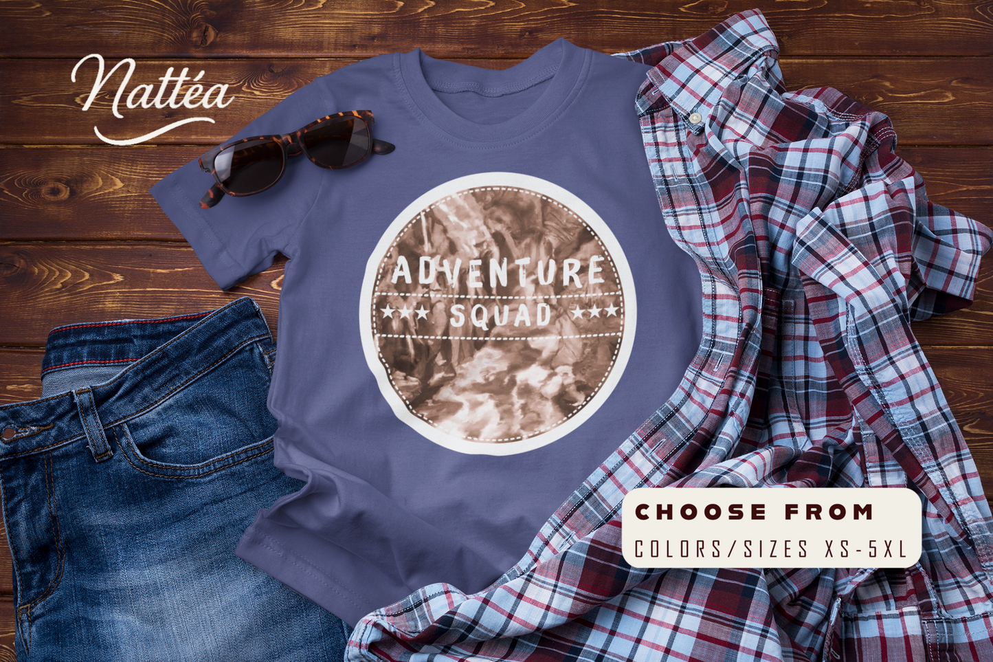 Adventure Squad T-Shirt – Outdoor Travel Friends Tee