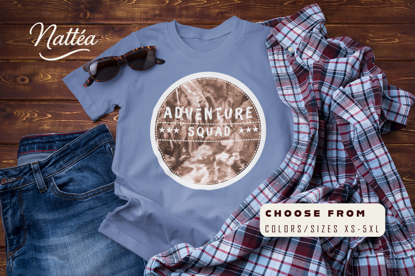 Adventure Squad T-Shirt – Outdoor Travel Friends Tee