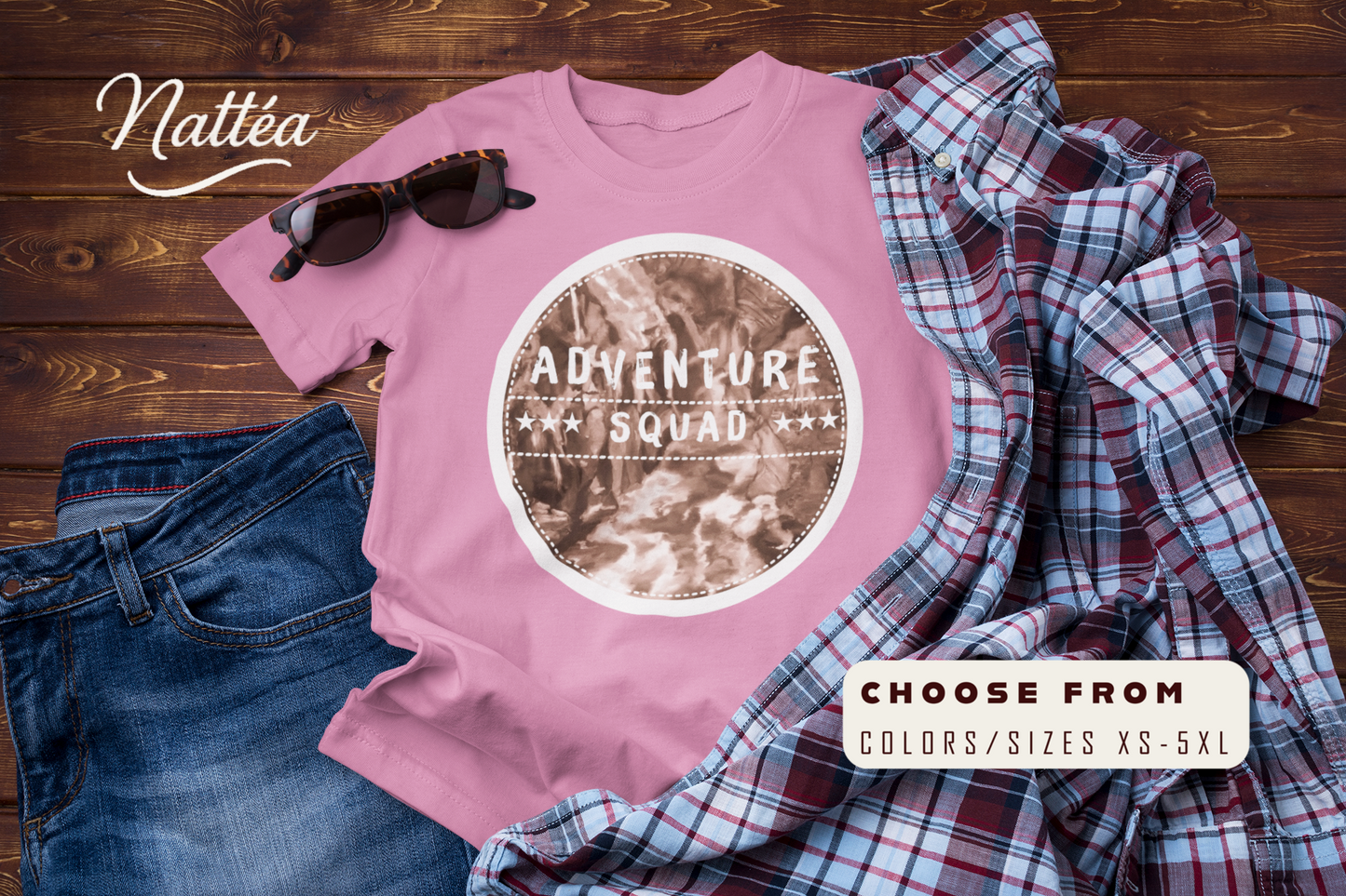Adventure Squad T-Shirt – Outdoor Travel Friends Tee