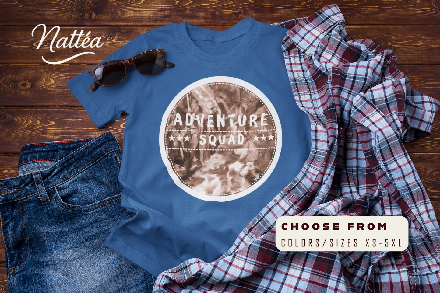 Adventure Squad T-Shirt – Outdoor Travel Friends Tee