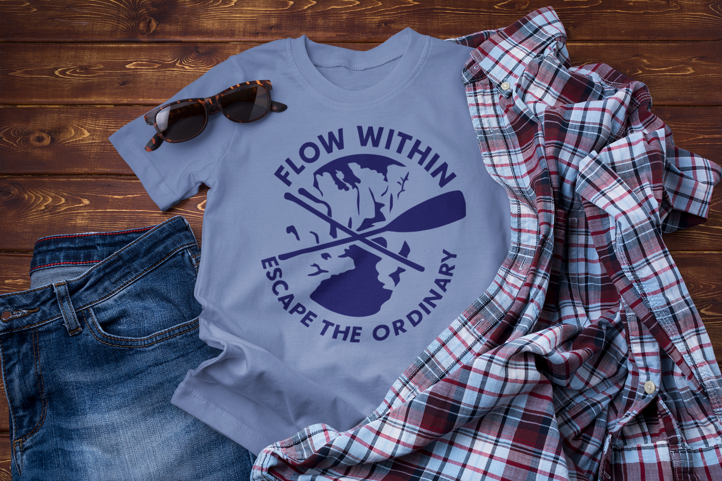 Escape the Ordinary – Paddle Travel and Adventure Shirt