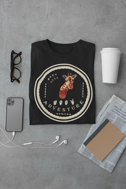 Watercolor Giraffe T-Shirt – ASL Sign Language, Safari Vibes &  Seek Adventure  Style