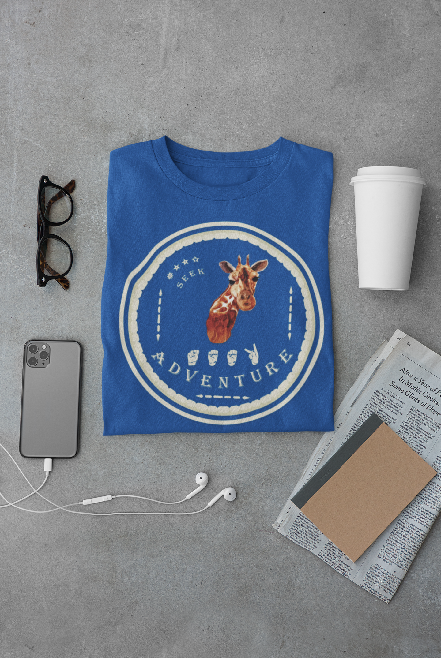 Watercolor Giraffe T-Shirt – ASL Sign Language, Safari Vibes &  Seek Adventure  Style