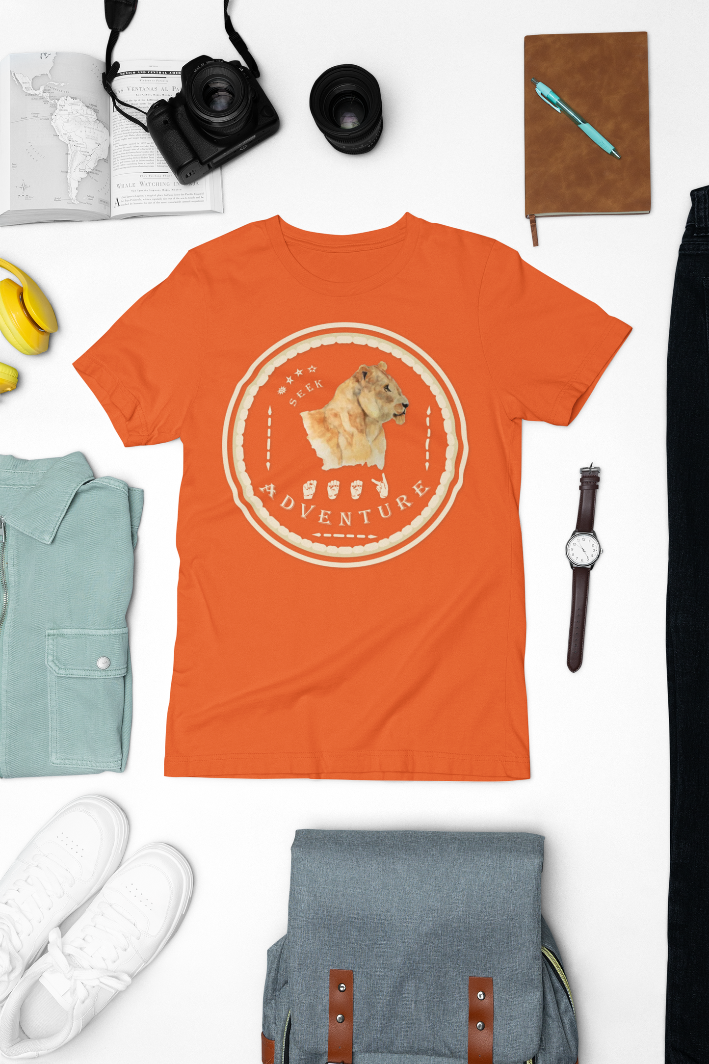 Watercolor Lioness T-Shirt – ASL Sign Language, Safari Vibes &  Seek Adventure  Style