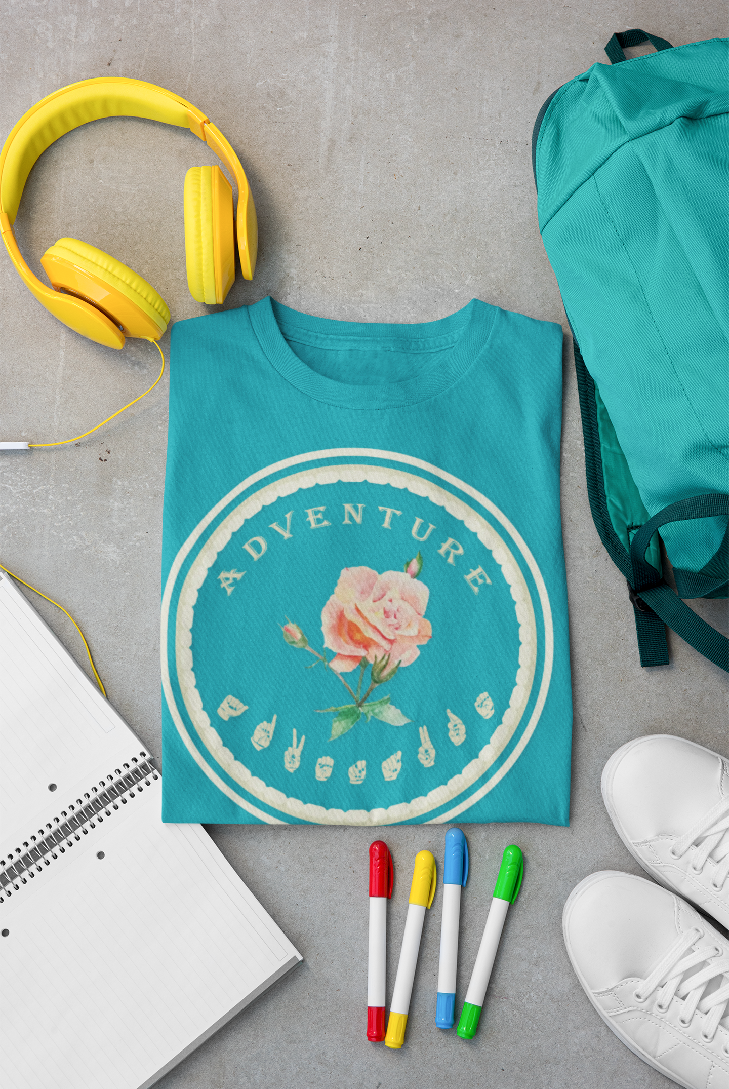 Watercolor Pastel Rose T-Shirt – ASL Sign Language, Safari Vibes &  Adventure  Style