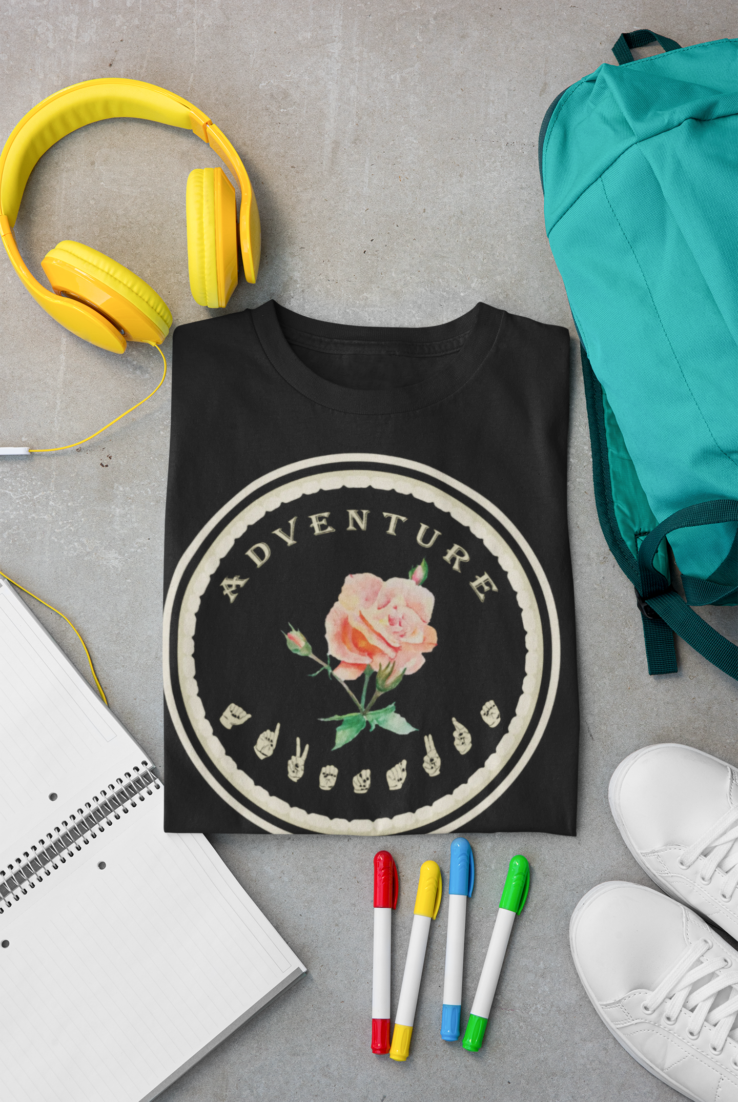 Watercolor Pastel Rose T-Shirt – ASL Sign Language, Safari Vibes &  Adventure  Style