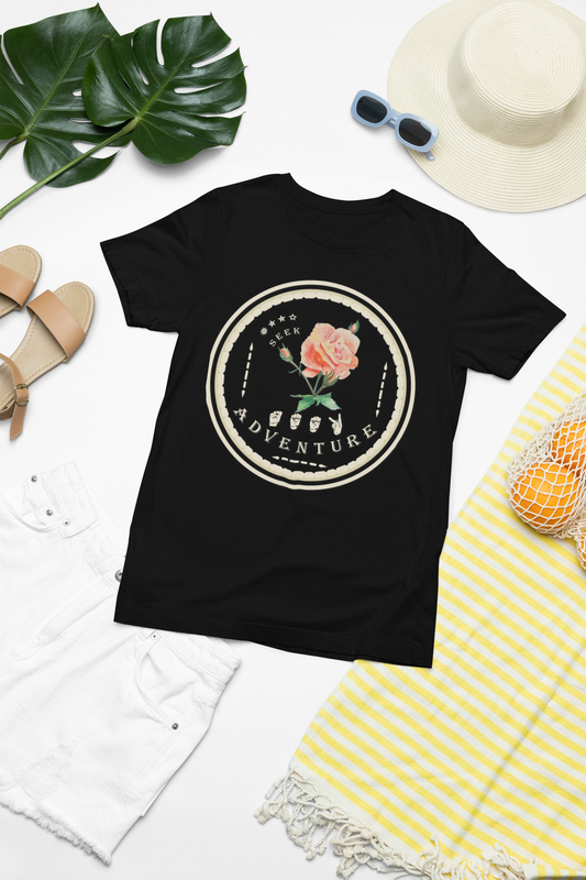 Watercolor Pastel Rose T-Shirt – ASL Sign Language, Safari Vibes &  Seek Adventure  Style