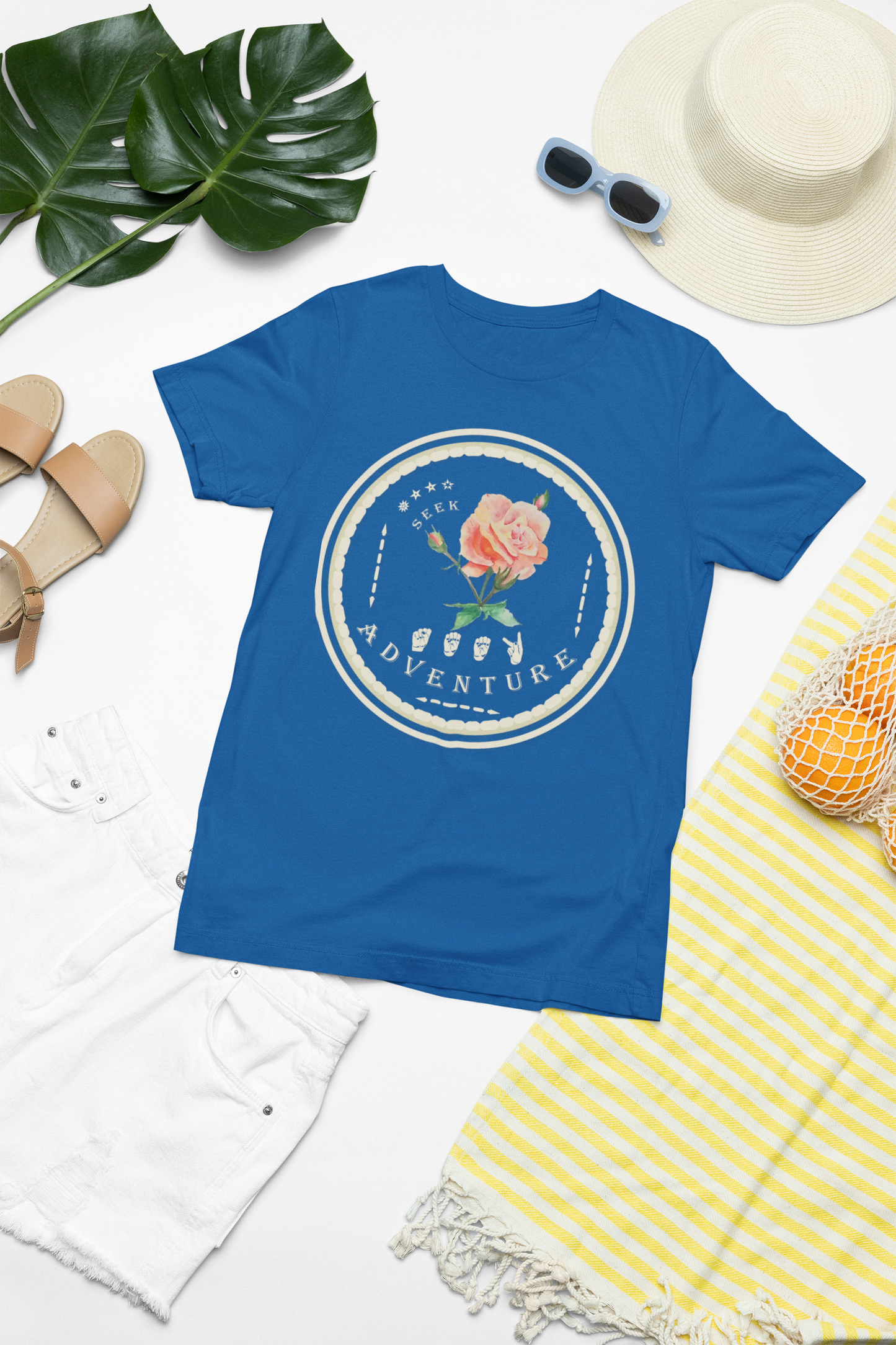 Watercolor Pastel Rose T-Shirt – ASL Sign Language, Safari Vibes &  Seek Adventure  Style