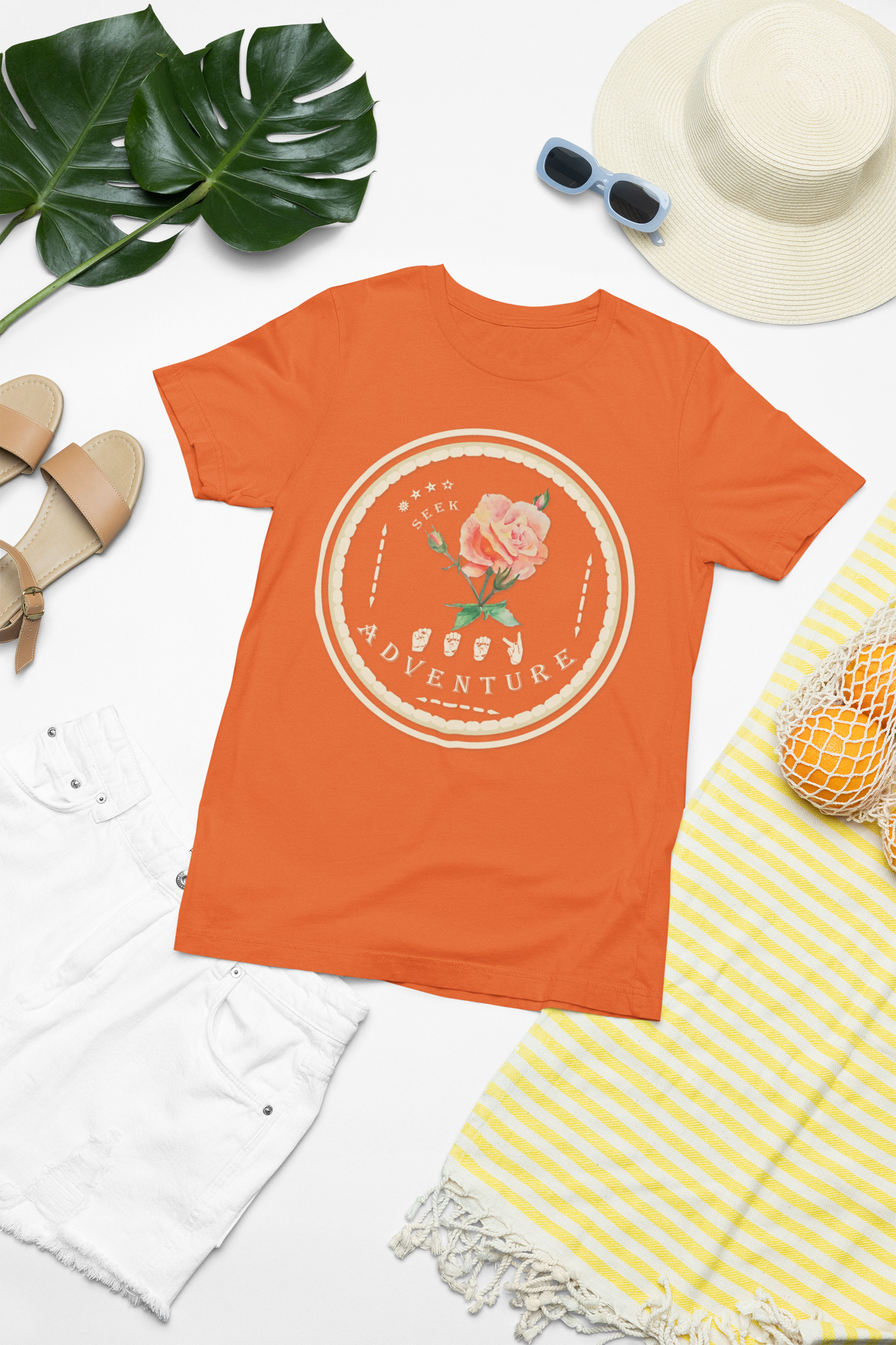 Watercolor Pastel Rose T-Shirt – ASL Sign Language, Safari Vibes &  Seek Adventure  Style