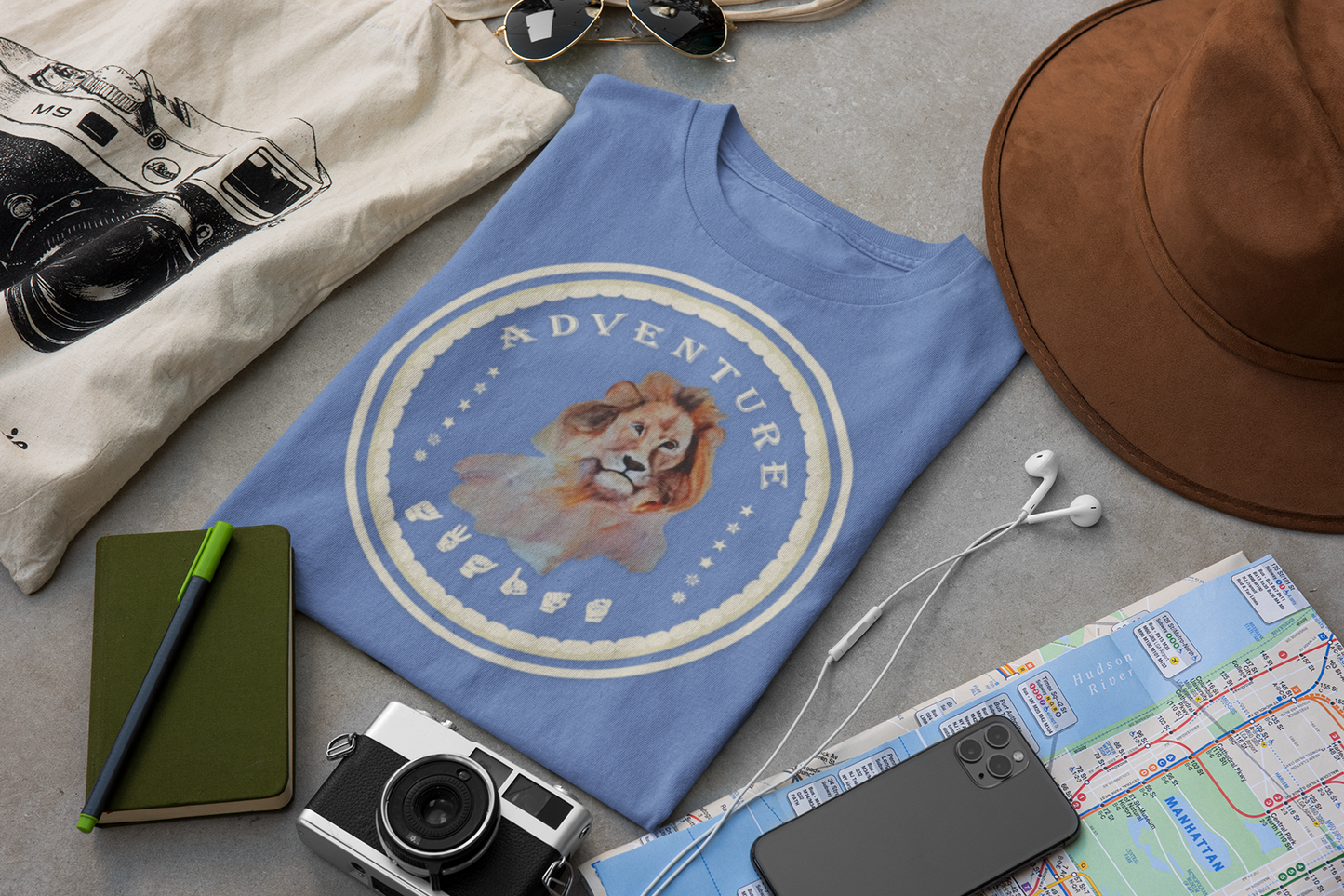 Watercolor Lion T-Shirt – ASL Sign Language, Safari Vibes & Adventure  Awaits Style