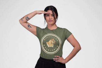 Watercolor Lioness T-Shirt – Safari Vibes & Adventure  Star Style
