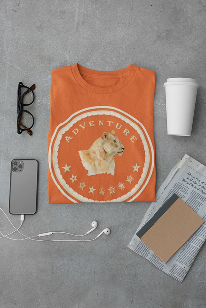 Watercolor Lioness T-Shirt – Safari Vibes & Adventure  Star Style