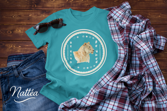Be Kind ASL T-Shirt – Lioness  Design from Original Art