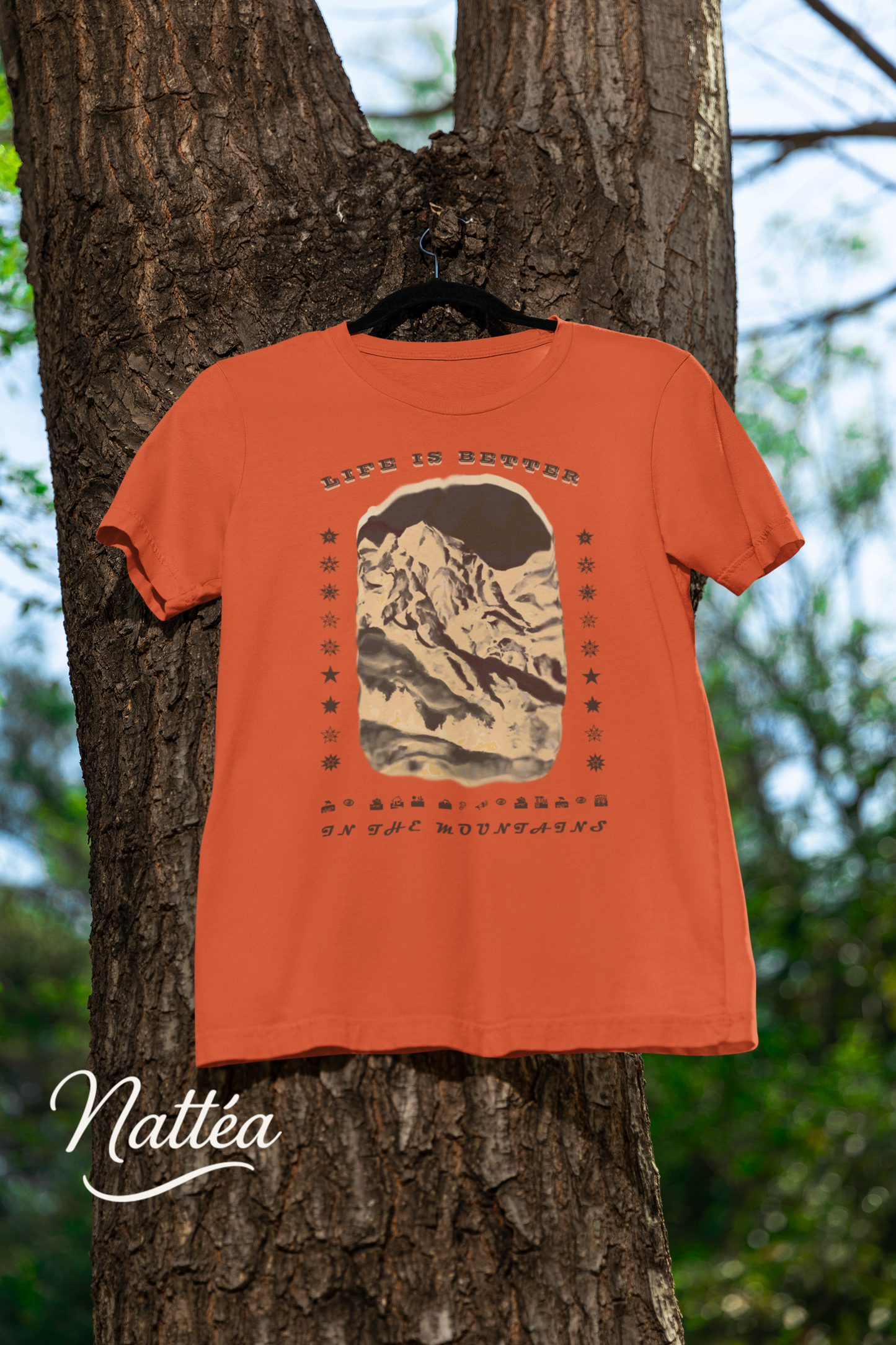 Life is better in the Mountains dark  T-Shirt for Adventure Lovers, Trip Shirt, Travel Gifts, Vacation Tee, Wanderlust Apparel