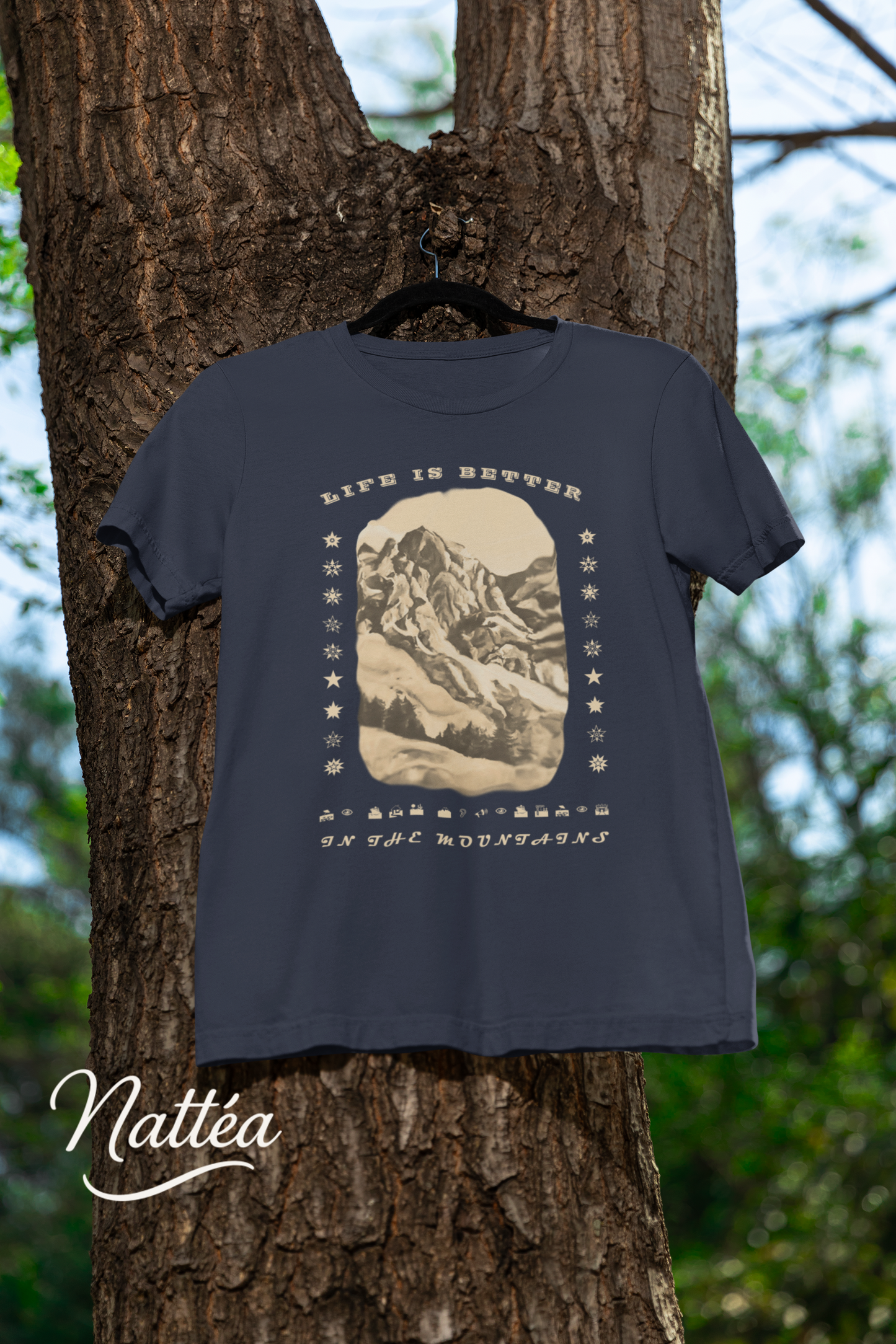 Life is better in the Mountains T-Shirt for Adventure Lovers, Trip Shirt, Travel Gifts, Vacation Tee, Wanderlust Apparel