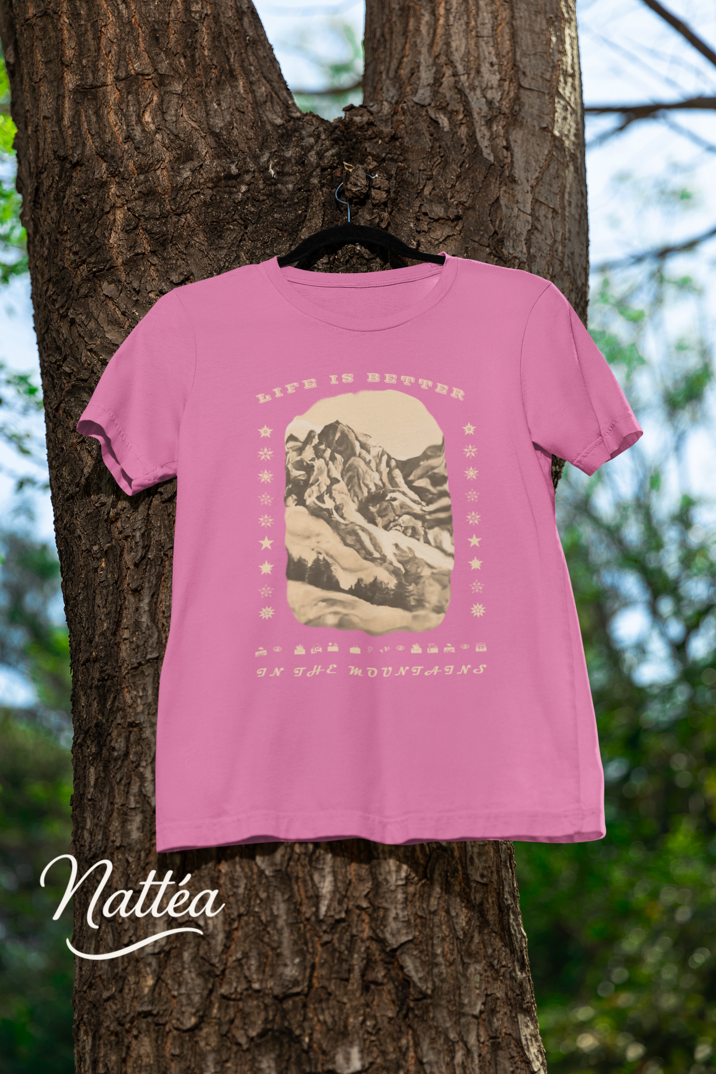 Life is better in the Mountains T-Shirt for Adventure Lovers, Trip Shirt, Travel Gifts, Vacation Tee, Wanderlust Apparel