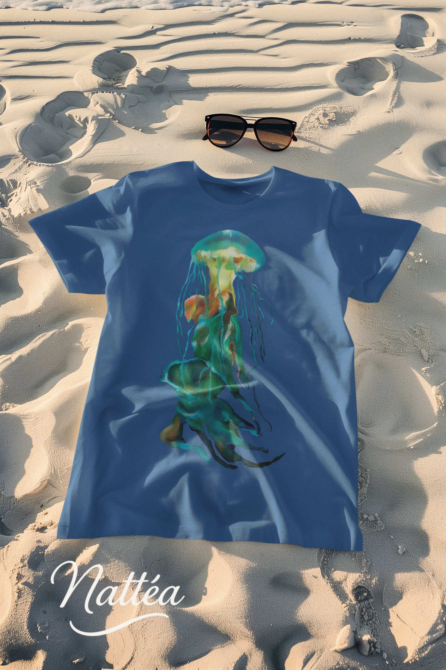 Jellyfish T-Shirt – Ocean-Inspired Art from Original Oil Painting